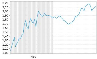 Chart Mini Future Short Super Micro Computer - 6 Monate