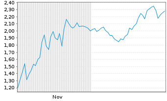 Chart Mini Future Short Super Micro Computer - 6 Monate