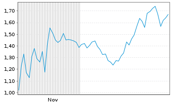 Chart Mini Future Short Super Micro Computer - 6 Monate