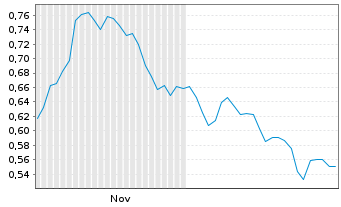 Chart Mini Future Short ING - 6 Monate