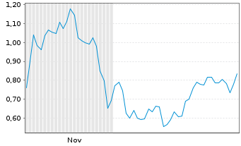 Chart Mini Future Short Bitcoin Group - 6 Monate