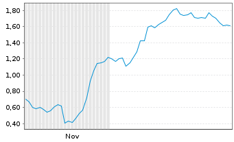 Chart Mini Future Long Salzgitter - 6 Monate