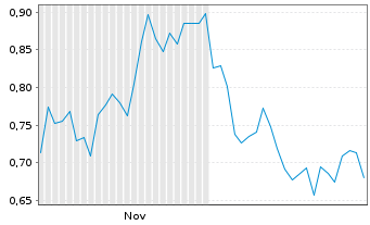 Chart Mini Future Long IONOS Group - 6 Monate