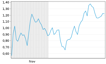 Chart Mini Future Short Bloom Energy - 6 Monate