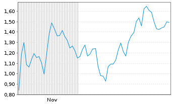 Chart Mini Future Short Bloom Energy - 6 Monate