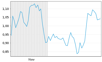 Chart Mini Future Short secunet - 6 Monate