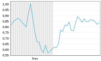 Chart Mini Future Short IBU-tec advanced materials - 6 Monate