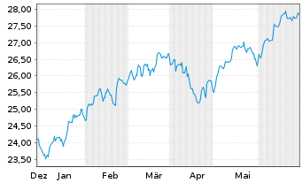 Chart Amu.S&P 500 CL.N.Z.AMB.P - 6 Monate