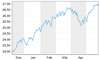 Chart Amu.S&P 500 CL.N.Z.AMB.P - 6 mois
