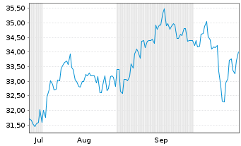 Chart Canon Marketing Japan Inc. - 6 Monate