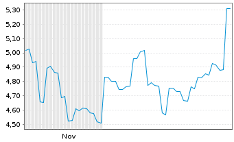 Chart Nanshan Aluminium Int.Hldg.Ltd - 6 Monate