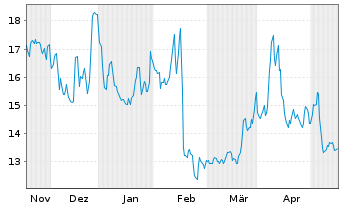 Chart Cooper Standard Holdings Inc. - 6 mois