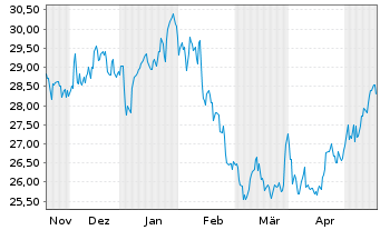 Chart Energizer Holdings Inc. - 6 Monate