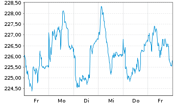 Chart Pioneer Investm. German Equity - 1 semaine