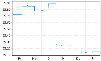 Chart MEAG MM-Fonds 100 - 1 Woche