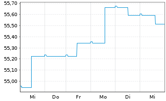 Chart MEAG MM-Fonds 100 - 1 Week