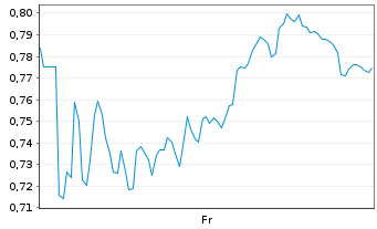 Chart Mini Future Long Schaeffler - 1 semaine