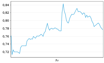 Chart Mini Future Long Snowflake - 1 semaine
