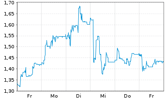 Chart Mini Future Long secunet - 1 Woche