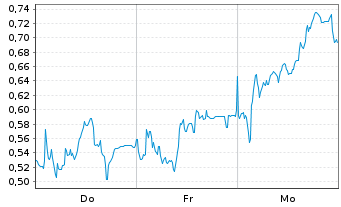 Chart Mini Future Long Leonardo - 1 semaine