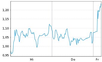 Chart Mini Future Short RENK Group - 1 Woche