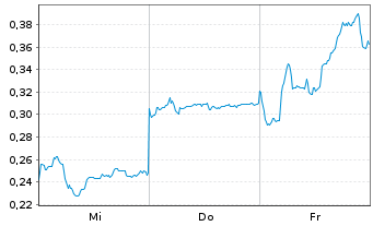 Chart Mini Future Short BYD - 1 semaine