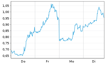 Chart Mini Future Short Super Micro Computer - 1 Woche