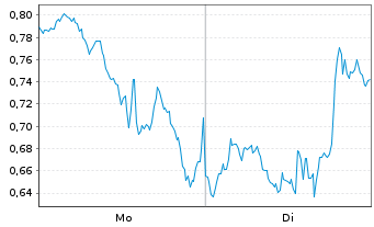 Chart Mini Future Long Oracle - 1 Woche