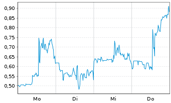 Chart Mini Future Long Standard Lithium - 1 Woche