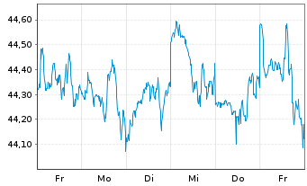 Chart Xtr.IE-Wld Biodv.Foc.SRI U.ETF USD - 1 semaine