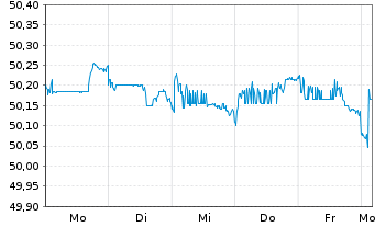 Chart Palm.Sq.EO CLO Sen.Dt Idx ETF - 1 Week