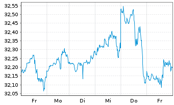 Chart Amu.S&P 500 CL.N.Z.AMB.P USD - 1 semaine