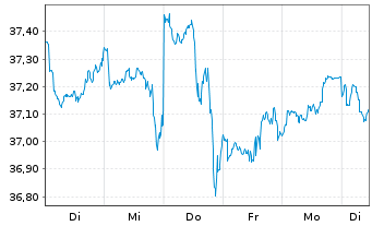 Chart Xtr.IE)MSCI Wld.Transition ETF USD - 1 Woche