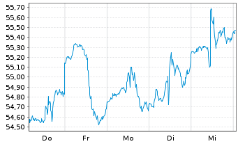 Chart SPDR Russell2000US.S.Cap U.ETF - 1 semaine