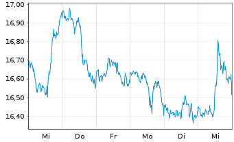 Chart Ranger Equity Bear ETF - 1 Week