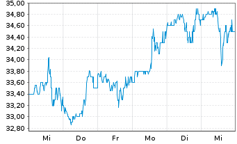 Chart Willdan Group Inc. - 1 Week