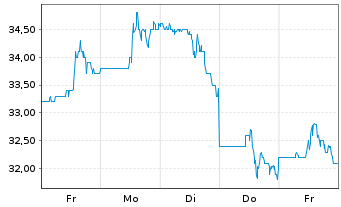 Chart Yeti Holdings Inc. - 1 Week